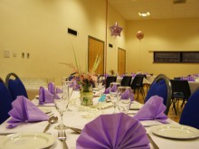 Set up for a Wedding Reception Set up for a Wedding Reception