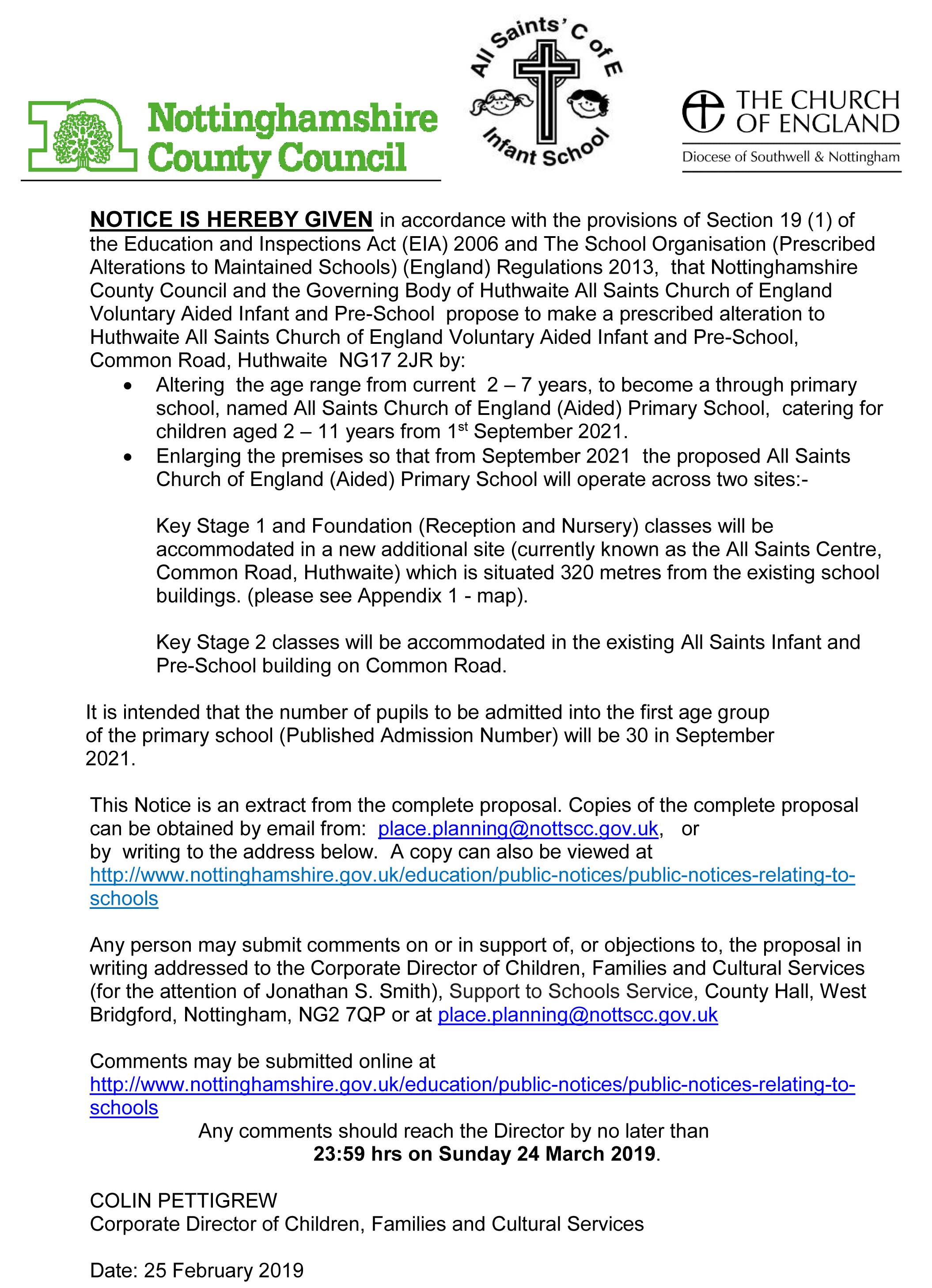 Blank General Notice Template (B&W) Blank General Notice Template (B&W)